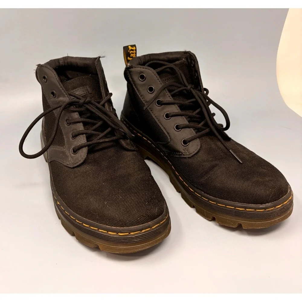 Dr. Martens Bonny Black Canvas Chukka Boots Men's US 10 UK 9 EU 43
